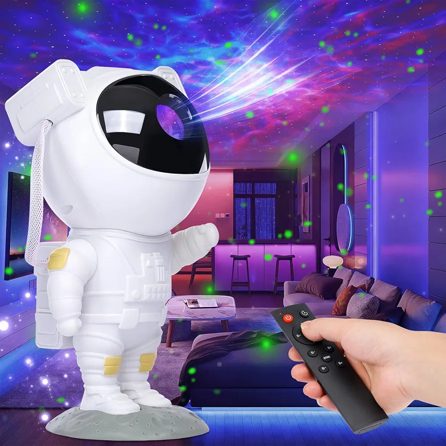 Star Projector Galaxy Night - Astronaut Starry Nebula Ceiling LED Lamp with Timer and Remote,Projection Lights