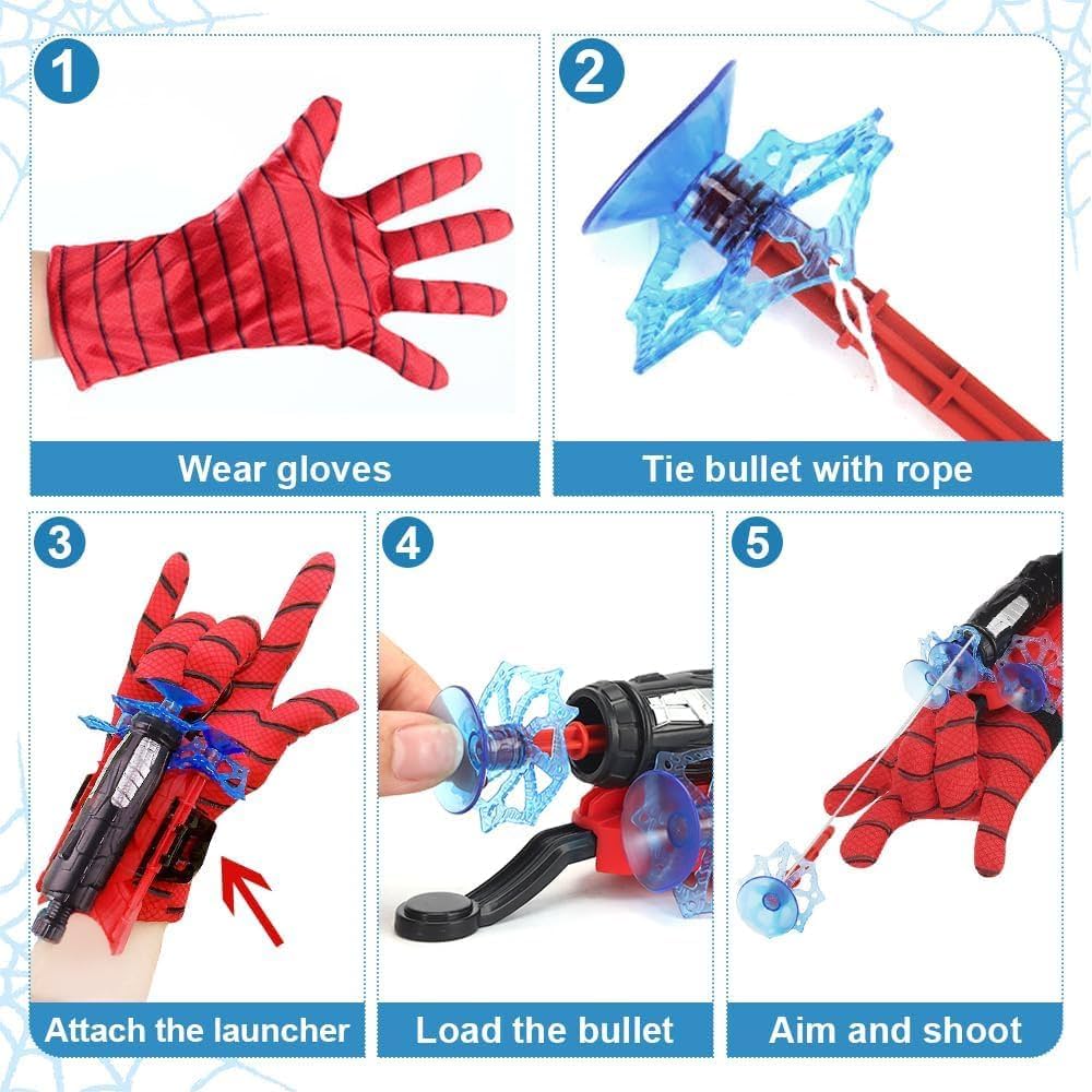 Spider Web Shooters Toy  – Hero Launcher Wrist Toy Set