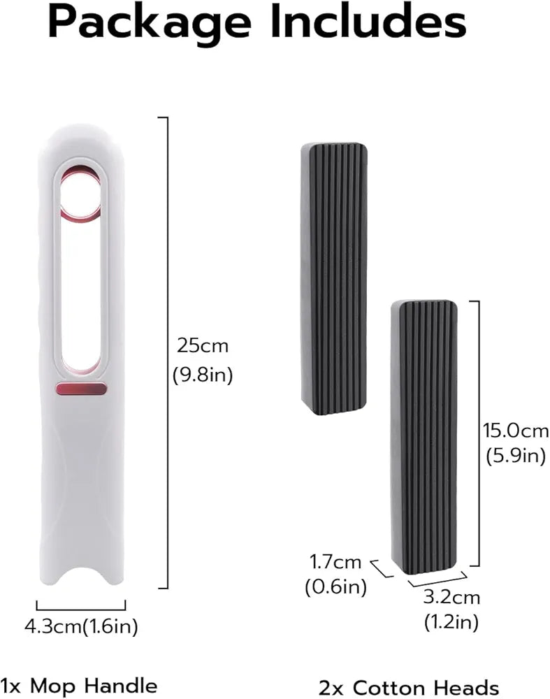 Mini portable cleaning mop, Wet and Dry Use Cleaning System