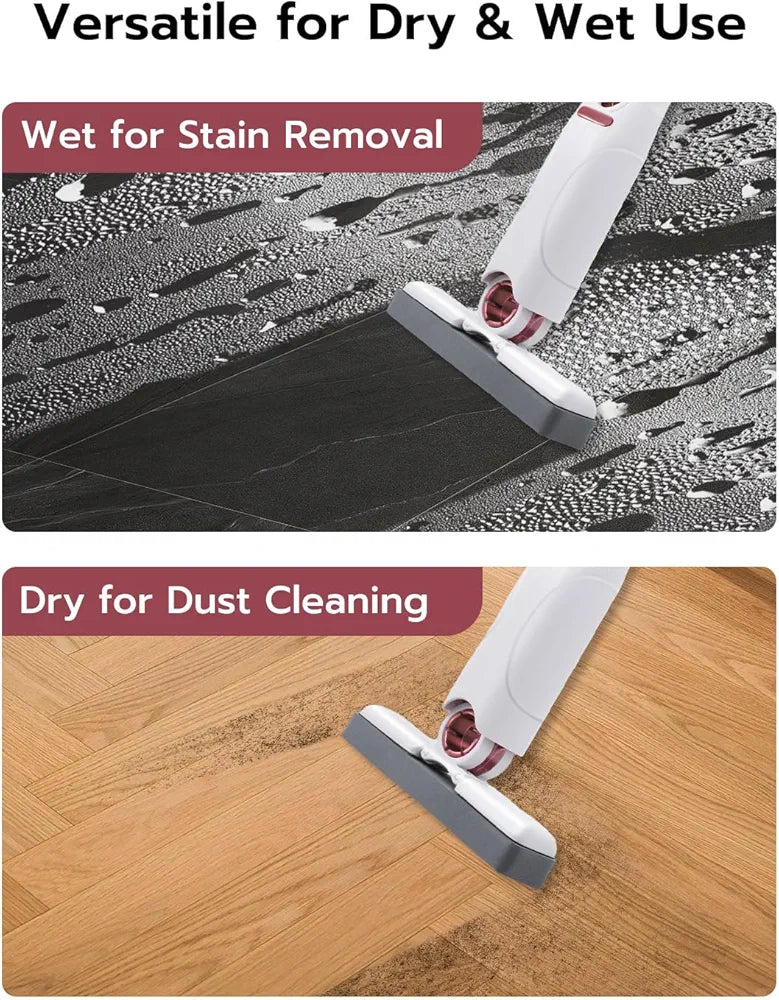 Mini portable cleaning mop, Wet and Dry Use Cleaning System