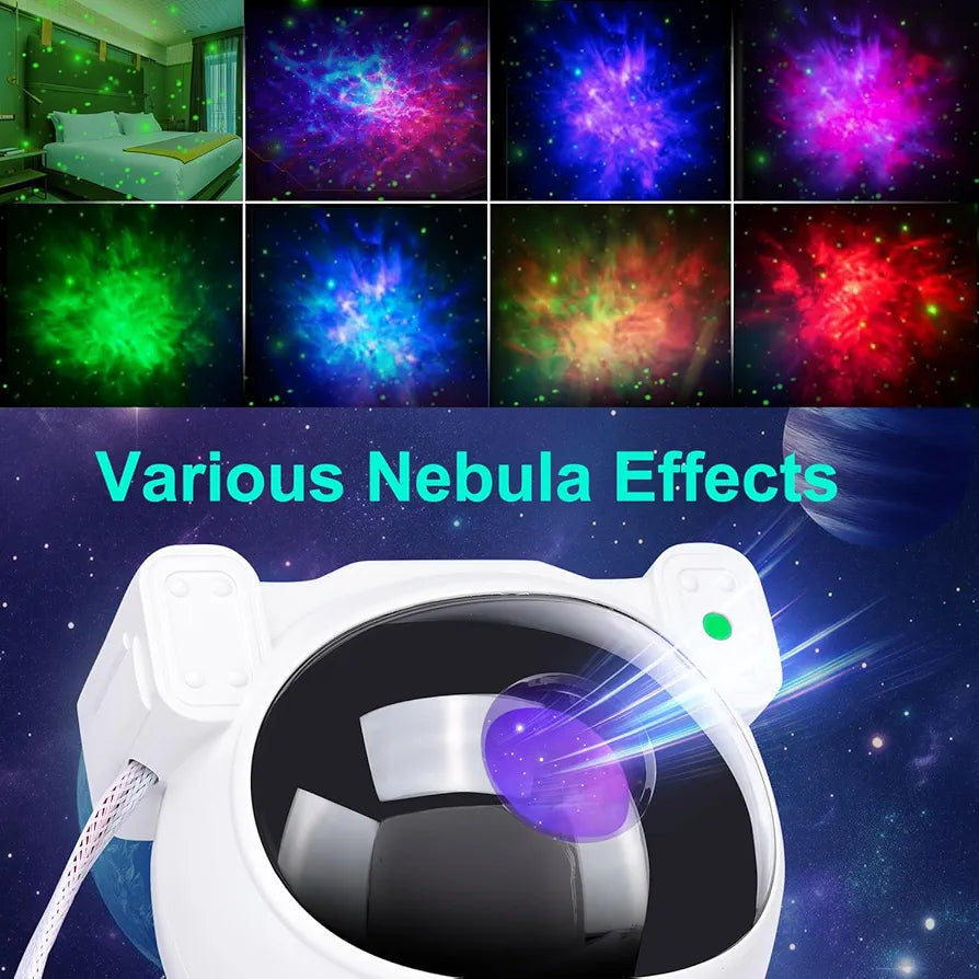 Star Projector Galaxy Night - Astronaut Starry Nebula Ceiling LED Lamp with Timer and Remote,Projection Lights