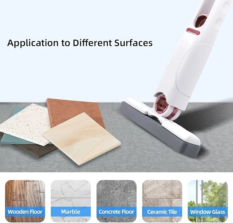 Mini portable cleaning mop, Wet and Dry Use Cleaning System