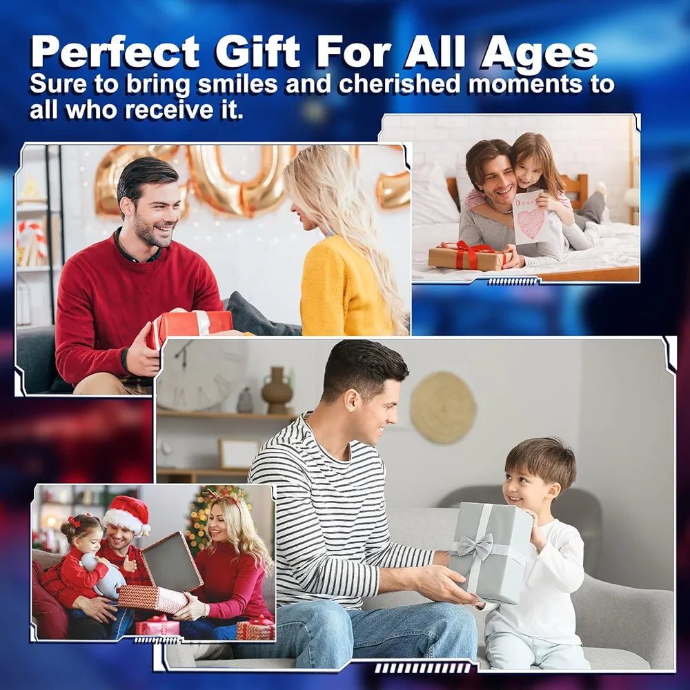 M8 4K Game Stick Lite with Dual 2.4G Wireless Game Controllers | Plug & Play Retro Console with 10000+ Classic Games | HDMI TV Video Game Console | Black